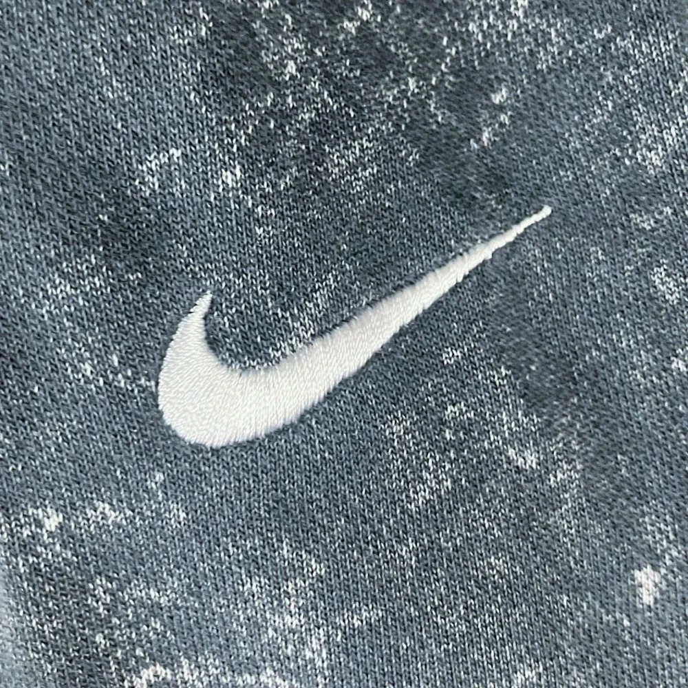 Nike Sportswear Acid Wash Pintuck Joggers Grey White High Rise Sweatpants Small